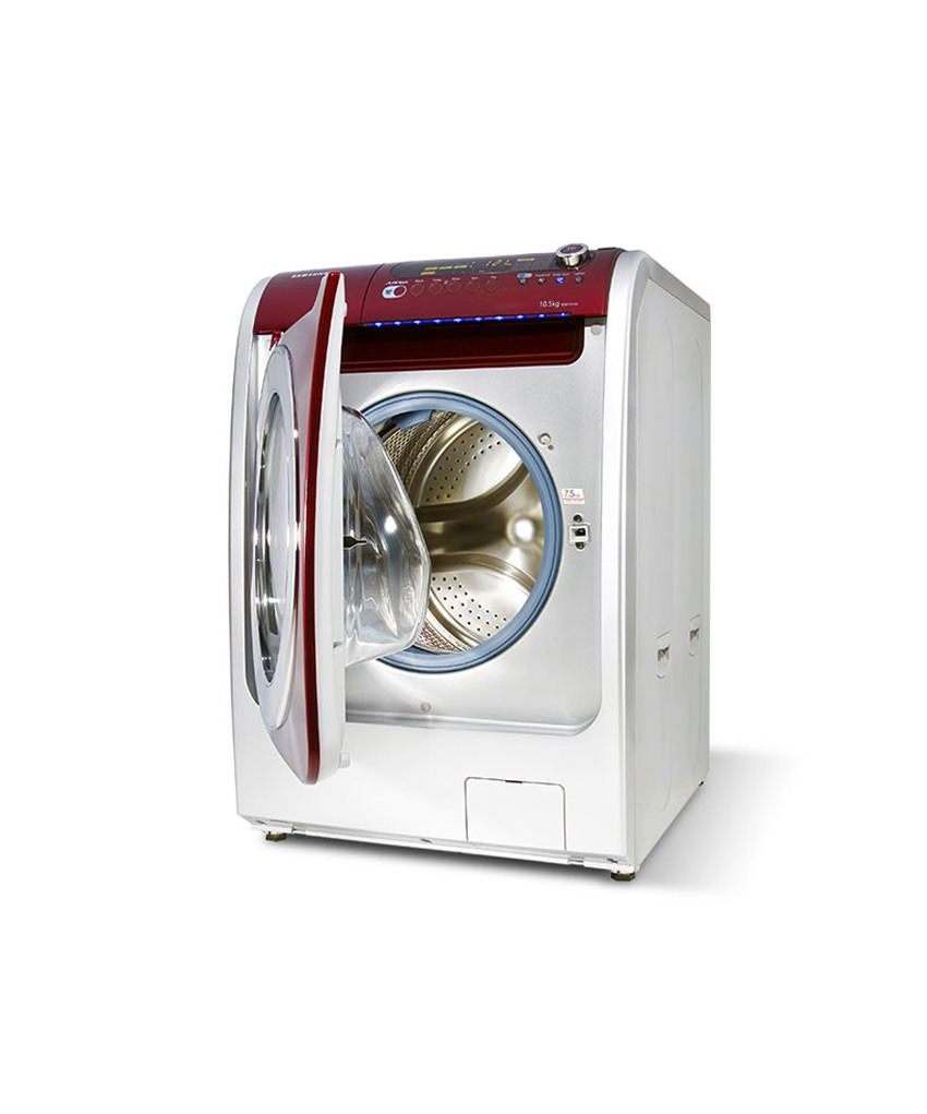 White Front-Load Washer